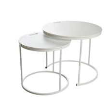 Round side Table set of 2